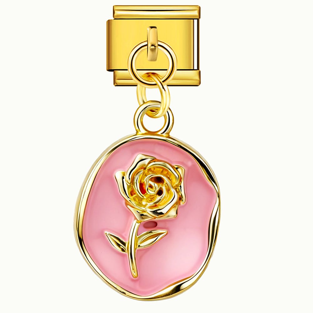 Dangling Rose Pendant