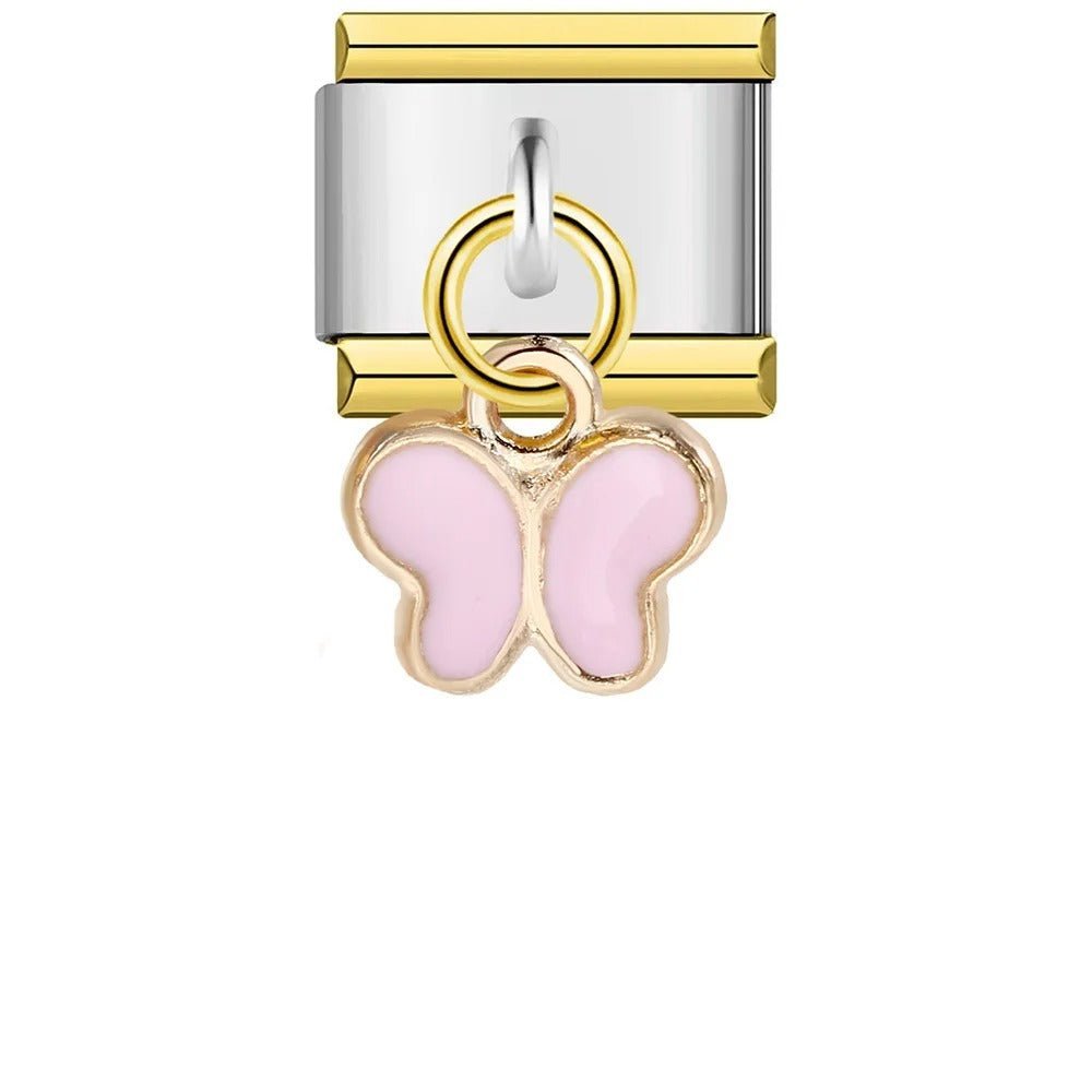 Pink Dangling Butterfly