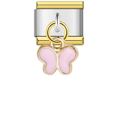 Pink Dangling Butterfly