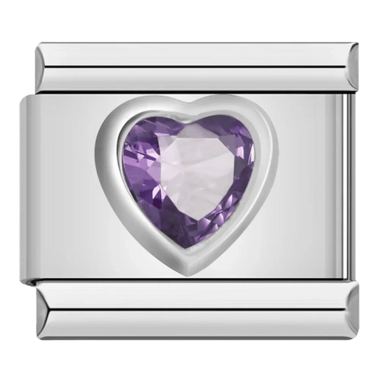 Purple Gem Heart