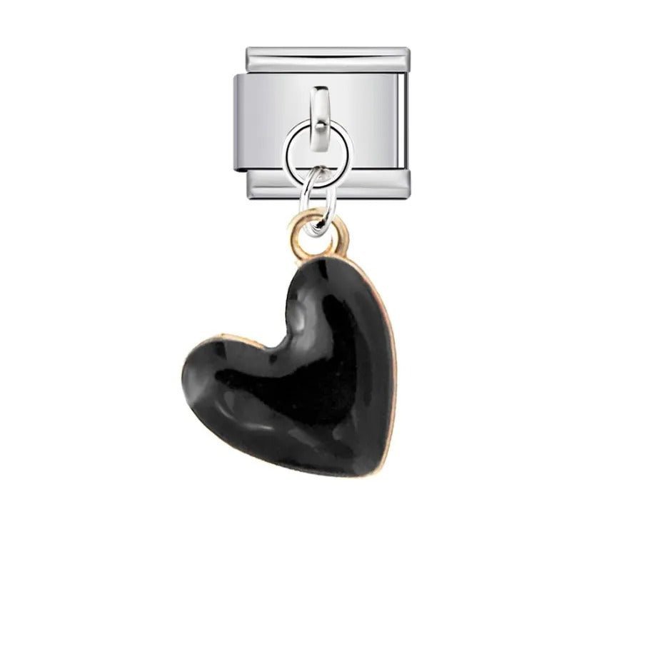 Dangling Black Heart