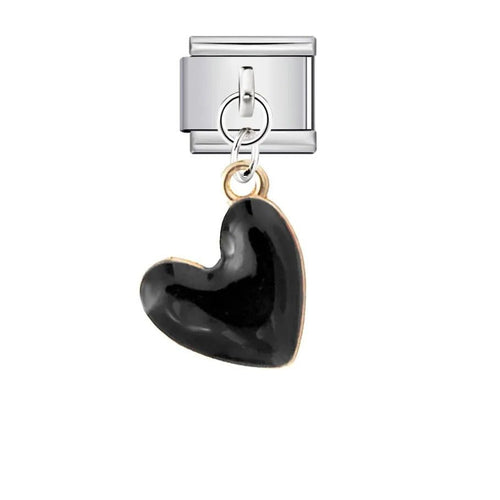 Dangling Black Heart