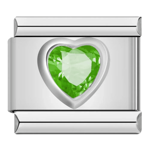 Green Gem Heart
