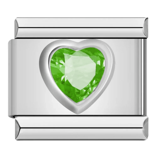 Green Gem Heart