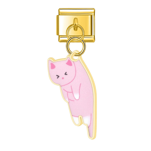 Dangling Pink Kitten