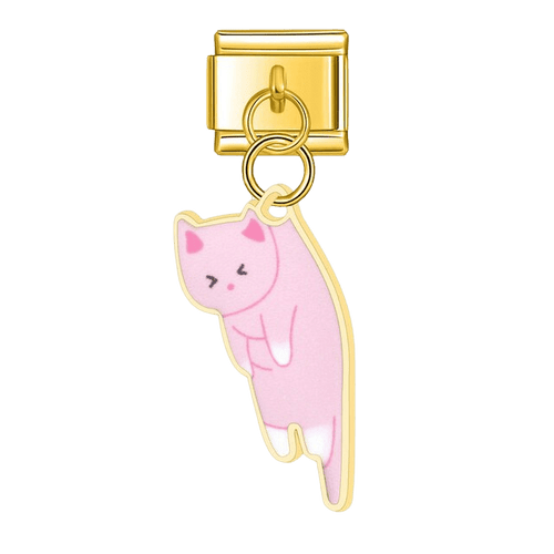 Dangling Pink Kitten