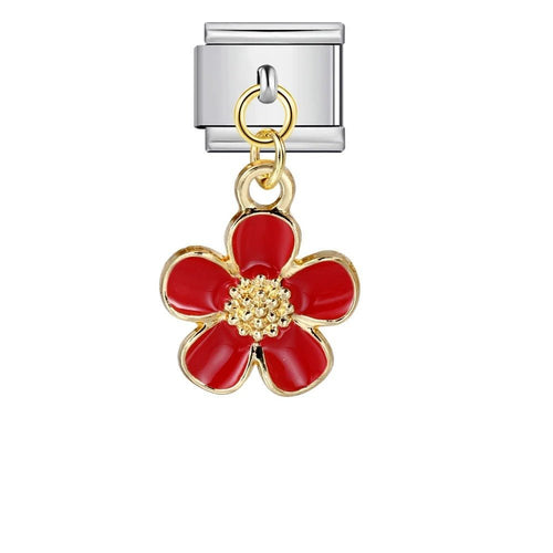 Dangling Red Flower