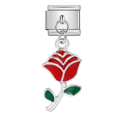 Dangling Red Rose