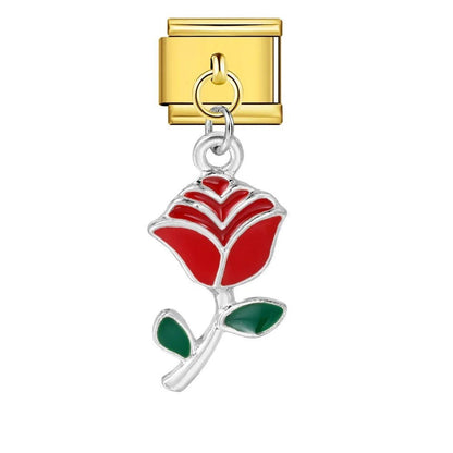 Dangling Red Rose